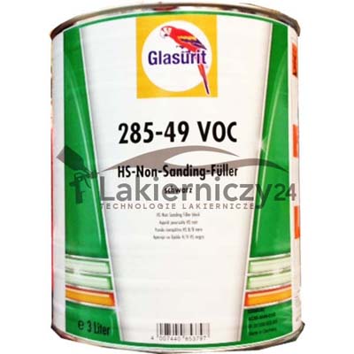 Podkład bez szlifowania HS VOC, 285-49 czarny GLASURIT 3L