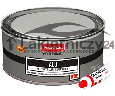 Szpachla ALU z pyłem aluminiowym NOVOL 1,8kg